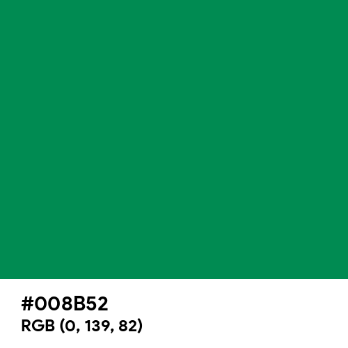 Iceland Green (Hex code: 008B52) Thumbnail