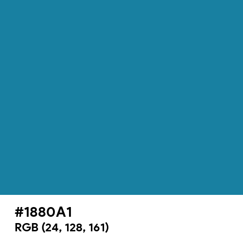Summer Blue (RAL Design) (Hex code: 1880A1) Thumbnail