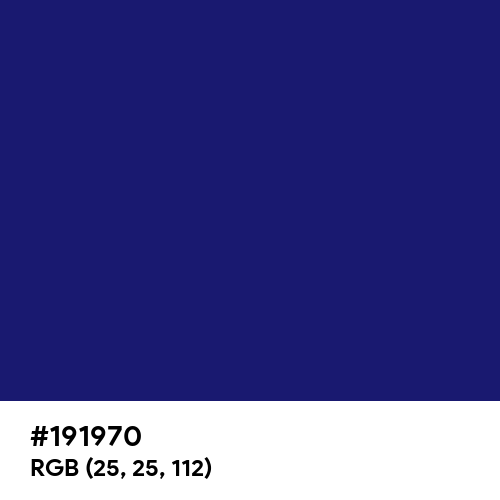 St. Patrick's Blue (Hex code: 191970) Thumbnail