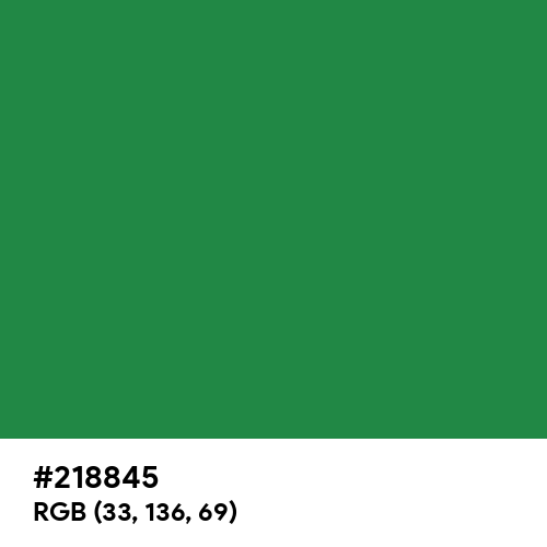 Rich Green (RAL Design) (Hex code: 218845) Thumbnail