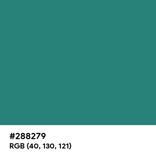 Celadon Green (Hex code: 288279) Thumbnail