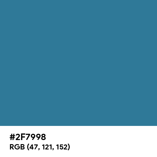 Pacific (Hex code: 2F7998) Thumbnail