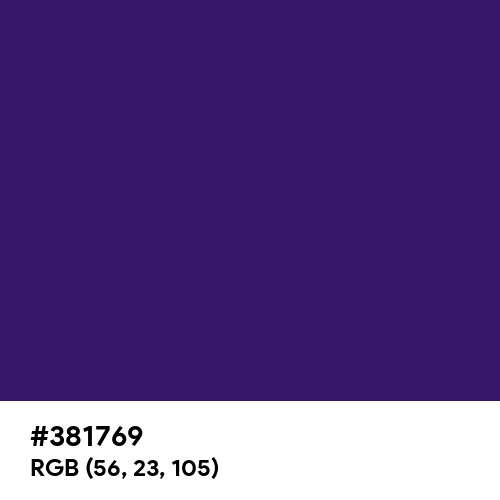 Spring Purple (Hex code: 381769) Thumbnail