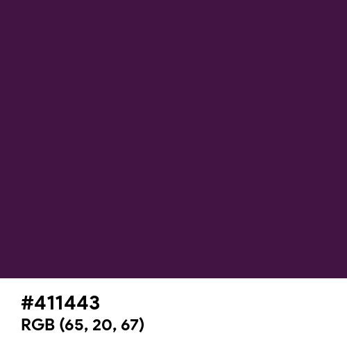 American Purple (Hex code: 411443) Thumbnail