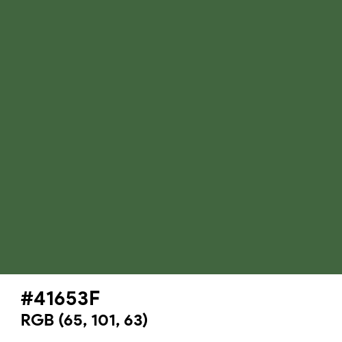Gray-Asparagus (Hex code: 41653F) Thumbnail