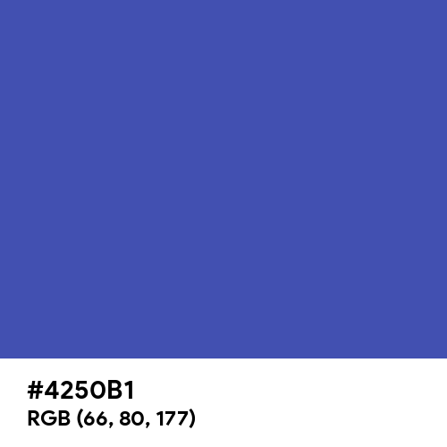 Violet-Blue (Hex code: 4250B1) Thumbnail