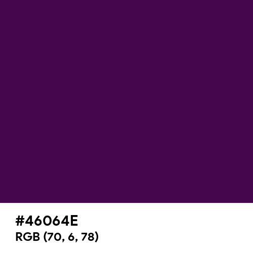 American Purple (Hex code: 46064E) Thumbnail