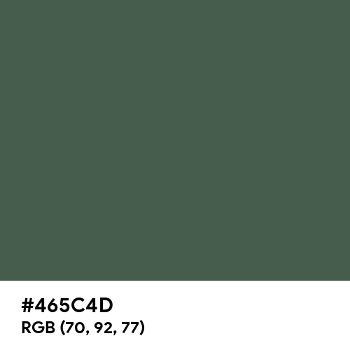 Gray-Asparagus (Hex code: 465C4D) Thumbnail