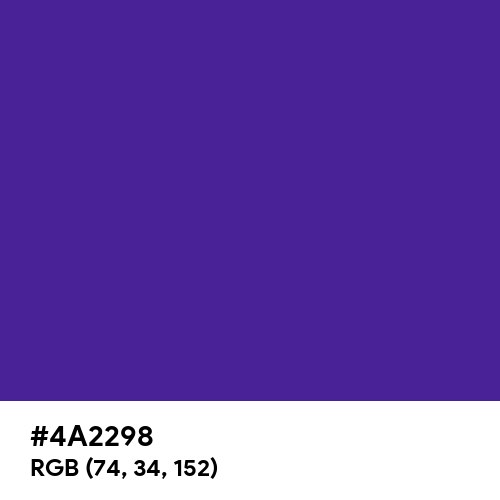 American Violet (Hex code: 4A2298) Thumbnail