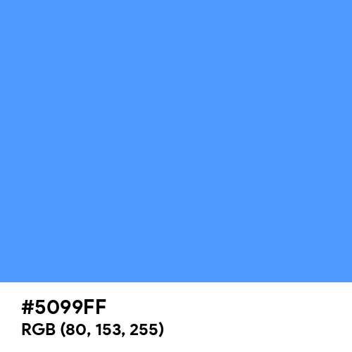 Blueberry (Hex code: 5099FF) Thumbnail