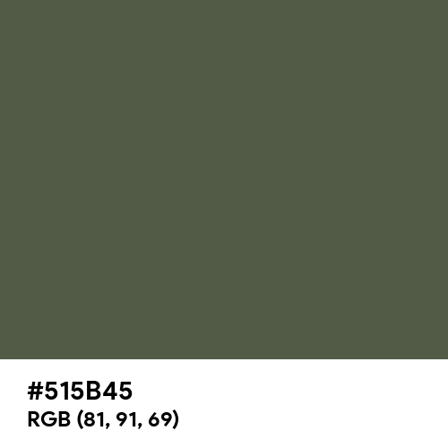 Gray-Asparagus (Hex code: 515B45) Thumbnail