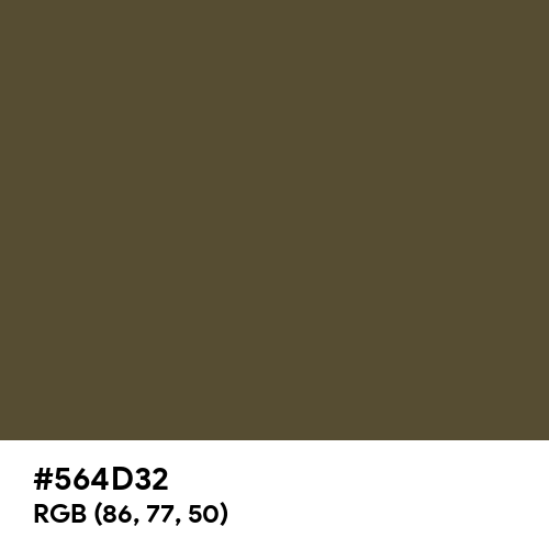 Olive Drab Camouflage (Hex code: 564D32) Thumbnail