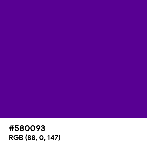 Metallic Violet (Hex code: 580093) Thumbnail