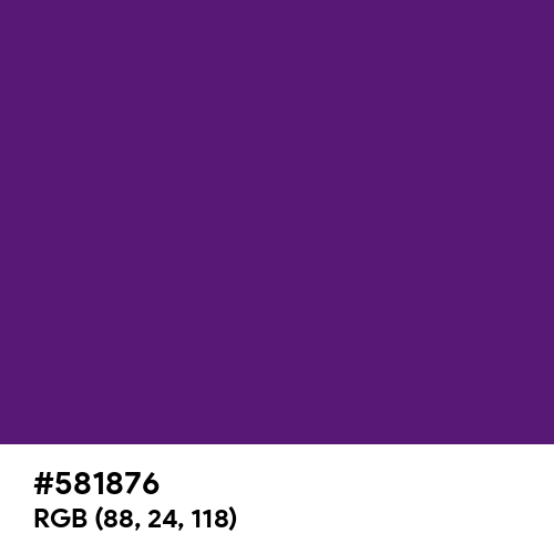 Best Purple (Hex code: 581876) Thumbnail
