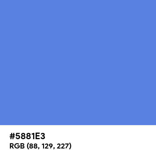 United Nations Blue (Hex code: 5881E3) Thumbnail
