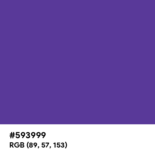 Blue-Magenta Violet (Hex code: 593999) Thumbnail