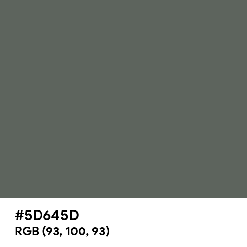 Granite Gray (Hex code: 5D645D) Thumbnail