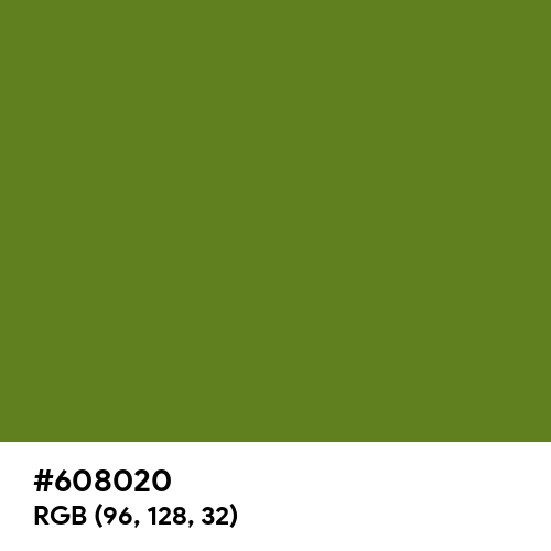Olive Drab (#3) (Hex code: 608020) Thumbnail