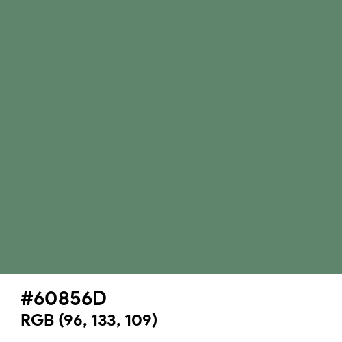 Russian Green (Hex code: 60856D) Thumbnail
