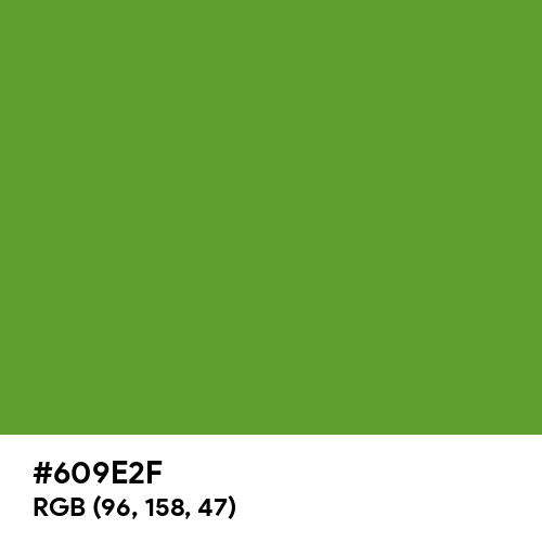 Primal Green (Hex code: 609E2F) Thumbnail