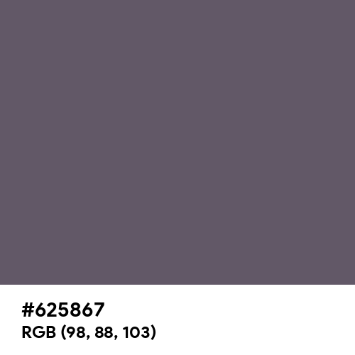 Granite Gray (Hex code: 625867) Thumbnail