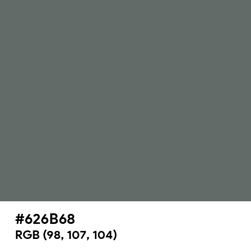 Granite Gray (Hex code: 626B68) Thumbnail