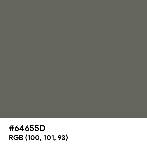 Granite Gray (Hex code: 64655D) Thumbnail
