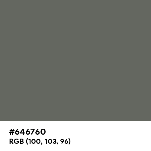 Granite Gray (Hex code: 646760) Thumbnail