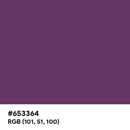 Classic Purple (Hex code: 653364) Thumbnail
