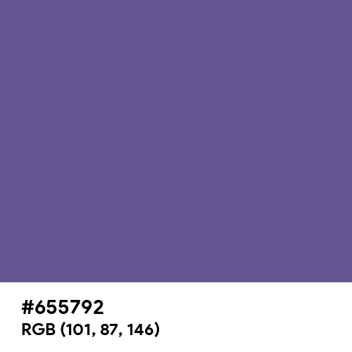 Dark Blue-Gray (Hex code: 655792) Thumbnail