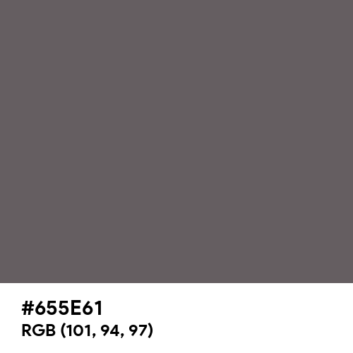 Granite Gray (Hex code: 655E61) Thumbnail