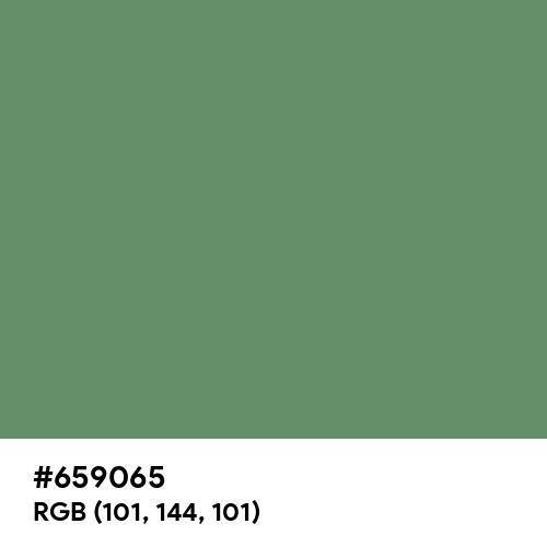 Russian Green (Hex code: 659065) Thumbnail