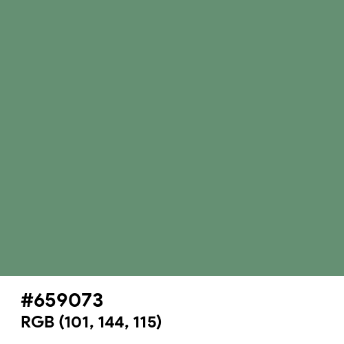 Russian Green (Hex code: 659073) Thumbnail