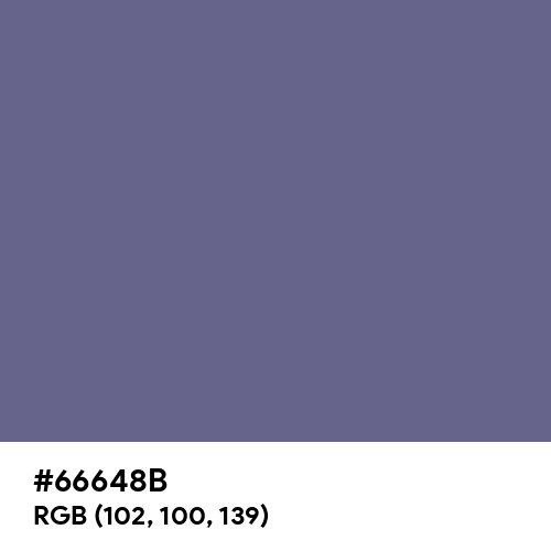 Twilight Purple (Hex code: 66648B) Thumbnail