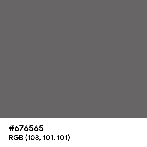 Granite Gray (Hex code: 676565) Thumbnail