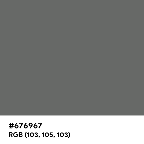 Granite Gray (Hex code: 676967) Thumbnail