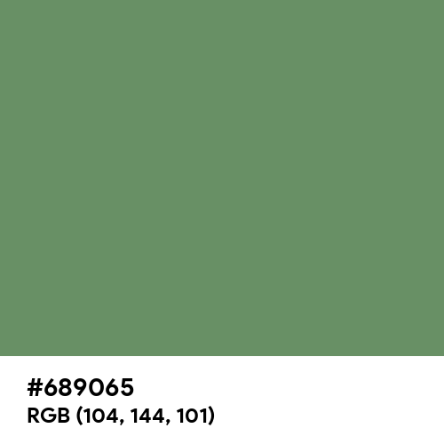Russian Green (Hex code: 689065) Thumbnail