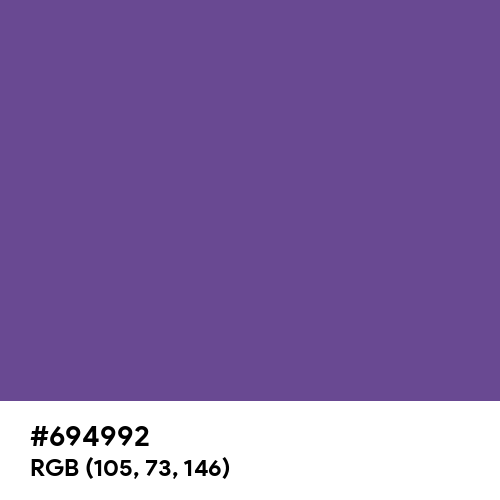 Dark Lavender (Hex code: 694992) Thumbnail