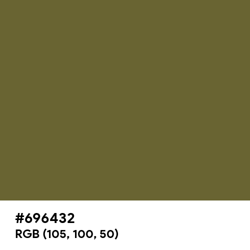 Mustard Green (Hex code: 696432) Thumbnail