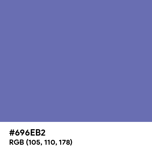 Blue-Violet (Crayola) (Hex code: 696EB2) Thumbnail