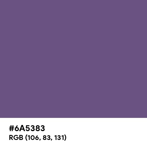 Royal Purple (RAL Design) (Hex code: 6A5383) Thumbnail