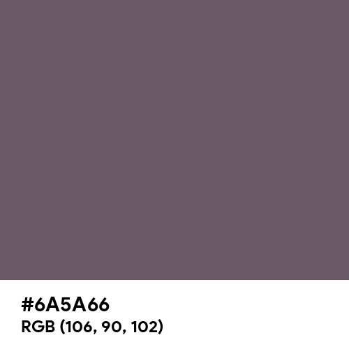 Granite Gray (Hex code: 6A5A66) Thumbnail