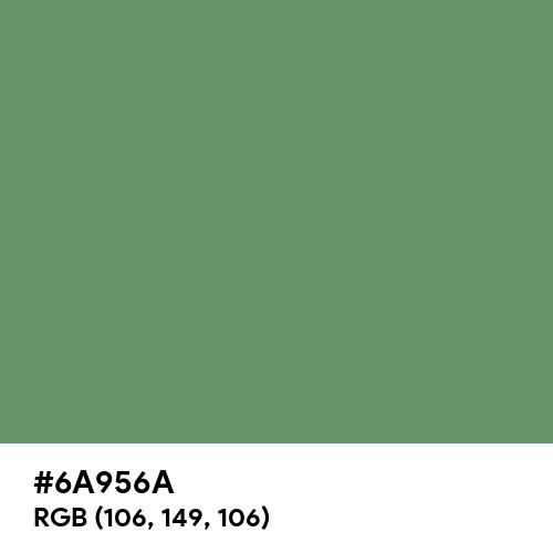 Russian Green (Hex code: 6A956A) Thumbnail
