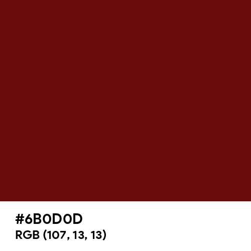 Blood (Organ) (Hex code: 6B0D0D) Thumbnail