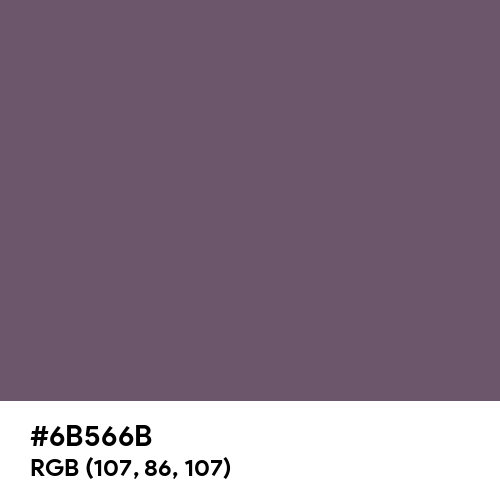 Granite Gray (Hex code: 6B566B) Thumbnail
