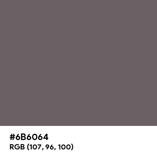 Granite Gray (Hex code: 6B6064) Thumbnail