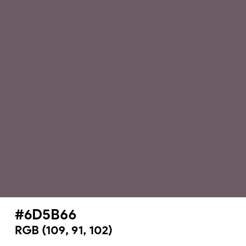 Granite Gray (Hex code: 6D5B66) Thumbnail