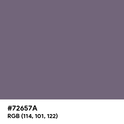 Old Lavender (Hex code: 72657A) Thumbnail