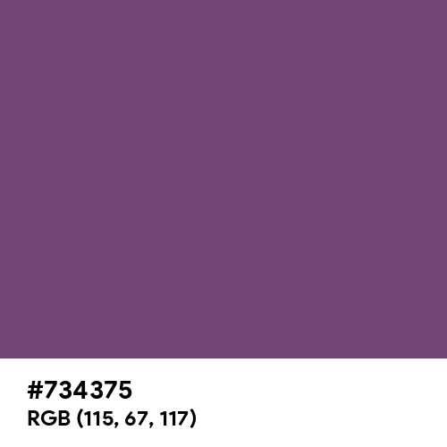 Maximum Purple (Hex code: 734375) Thumbnail