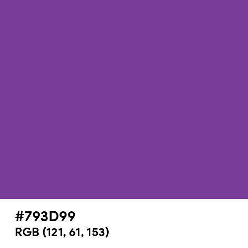 Cadmium Violet (Hex code: 793D99) Thumbnail